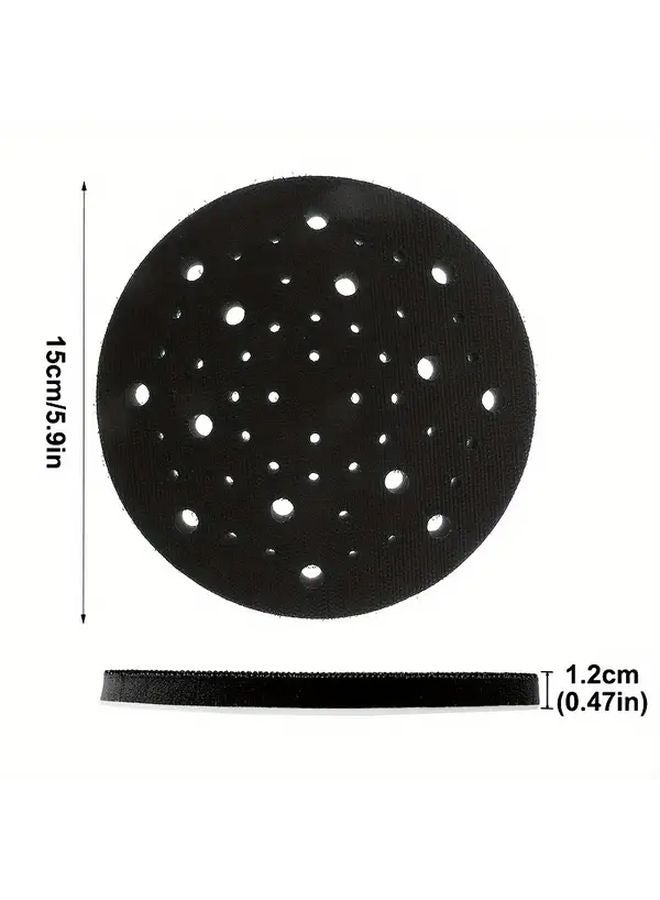 1pc 6 Inch 150mm Interface Pad 52 Holes Soft Sponge Cushion Backing Pad for Orbital Sanders - Image 3