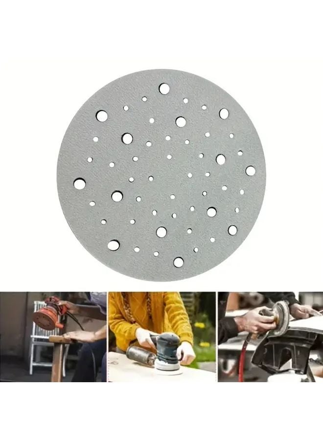 1pc 6 Inch 150mm Interface Pad 52 Holes Soft Sponge Cushion Backing Pad for Orbital Sanders - Image 5