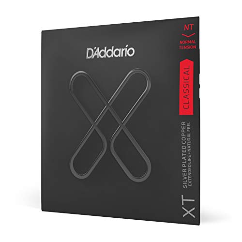 D'Addario XT Silver Plated Copper Classical Guitar Strings, Normal Tension - Image 1