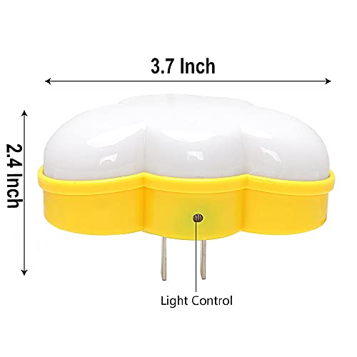 AUSAYE Sensor LED Night Light Plug-in Night Lights for Kids Adults, Cute Dream Lighting Wall Lamp Cloud NightLight for Bedroom Bathroom,Toilet,Stairs,Kitchen,Hallway Home Decor - Image 3