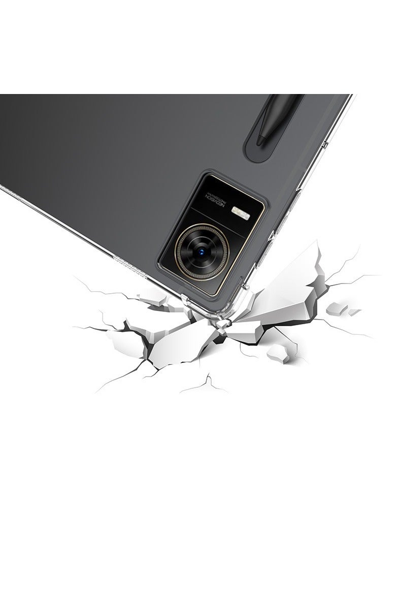 عام غطاء واقي شفاف مناسب لـ ZTE Axon Pad 12.1 بوصة 2025 - مزود بكيسات هوائية في الزوايا للحماية من السقوط، حماية واضحة مع تطابق دقيق للجهاز. - Image 4