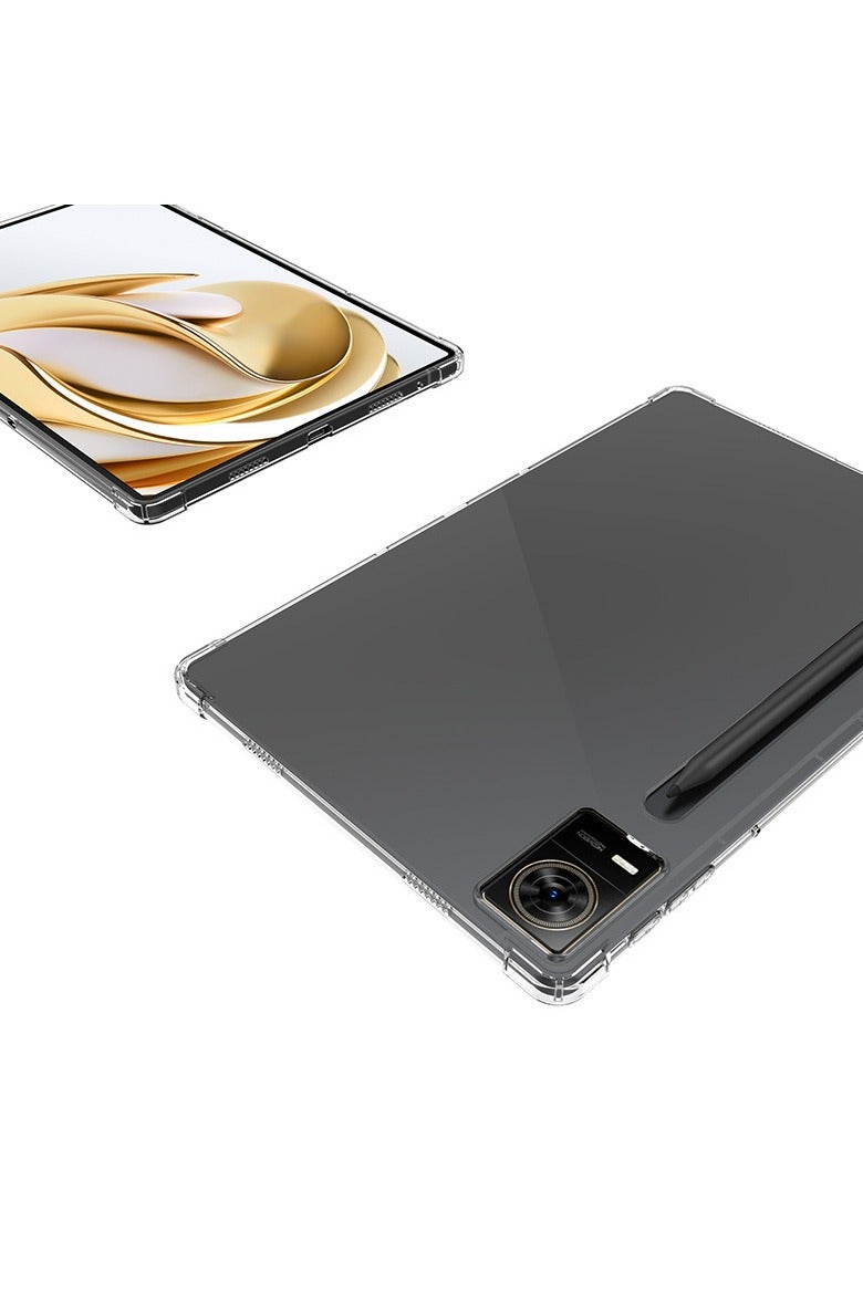 عام غطاء واقي شفاف مناسب لـ ZTE Axon Pad 12.1 بوصة 2025 - مزود بكيسات هوائية في الزوايا للحماية من السقوط، حماية واضحة مع تطابق دقيق للجهاز. - Image 3