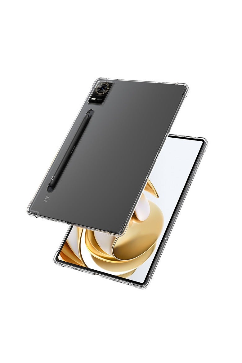 عام غطاء واقي شفاف مناسب لـ ZTE Axon Pad 12.1 بوصة 2025 - مزود بكيسات هوائية في الزوايا للحماية من السقوط، حماية واضحة مع تطابق دقيق للجهاز. - Image 2