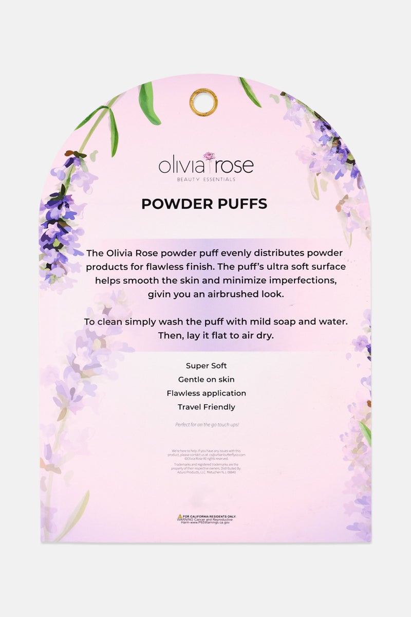 Olivia Rose Pieces Powder Puffs Set, Multicolor - Image 2