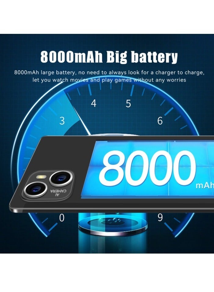 AROAQ Air5 Android Tablet, 16MP Front 48MP Back Camera Tablet Tab, Drop Proof And Shock Proof Proof Touch Pad Computer, Lightweight And Portable Gaming Mobile Tablet, (1pc, Beige) - Image 2