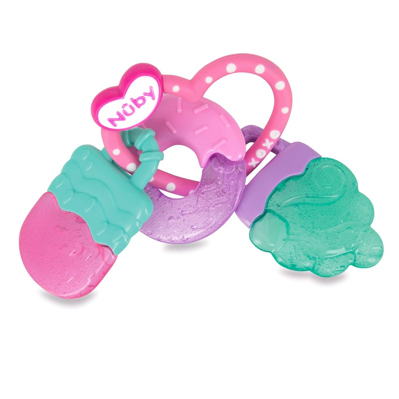 Nuby ICY Gel Teether Ring, Popsicle, Donut and Ice Cream - 3+ Months - Image 3