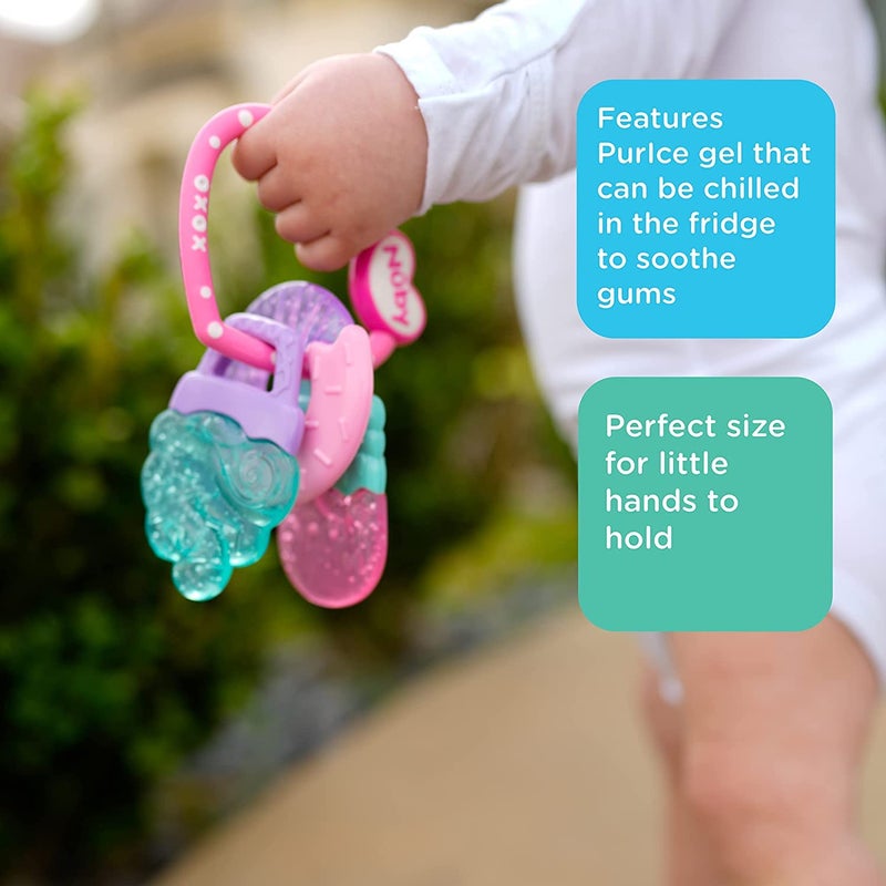 Nuby ICY Gel Teether Ring, Popsicle, Donut and Ice Cream - 3+ Months - Image 5