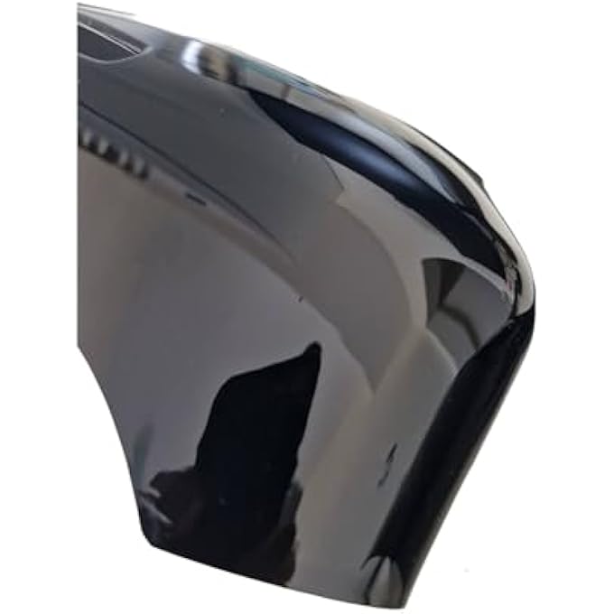 ريحني أغطية مرآة أجنحة سوداء من نوع ABS أغطية سيفيك هايبرد أغطية أبواب السيارة ومرآة الباب وحواف ABS مادة لهوندا الجيل الثامن سيفيك 2006 2007 2008 2009 2010 2011 لامع أسود - Image 4