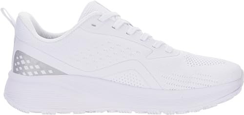BRONAX Womens Wide Road Running Shoes Lace up Tennis Walking Exercise Gym Size 11w Lightweght Athletics Comfortable Fashion Cushion Cross Training Female Rubber Sole Light White 43 - Image 5