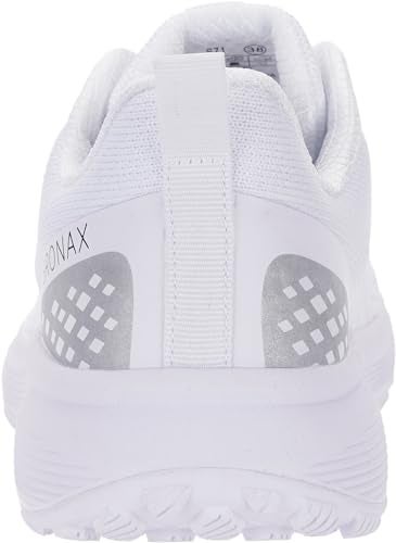 BRONAX Womens Wide Road Running Shoes Lace up Tennis Walking Exercise Gym Size 11w Lightweght Athletics Comfortable Fashion Cushion Cross Training Female Rubber Sole Light White 43 - Image 4