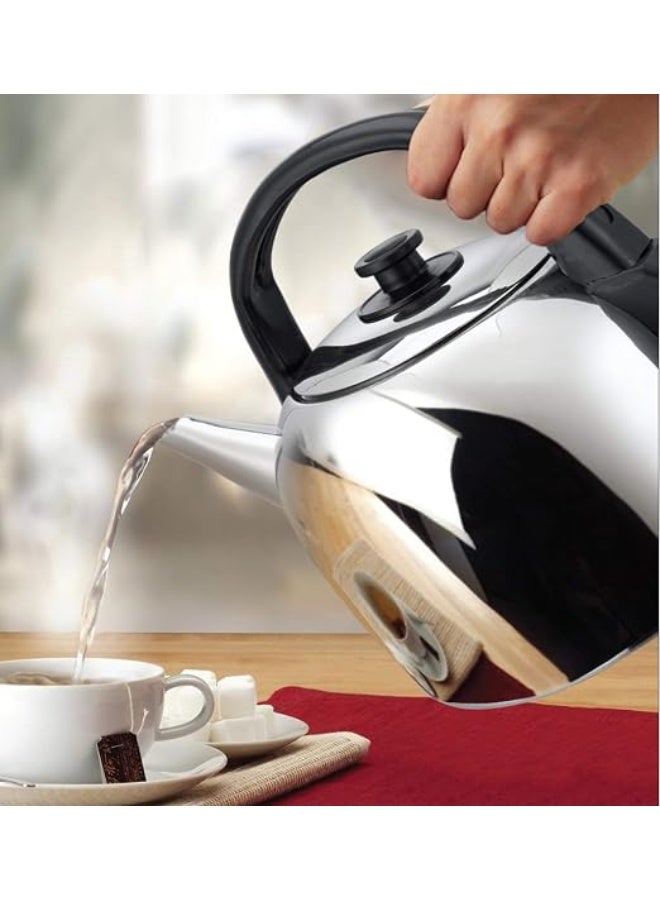 ساتشي Saachi Stainless Steel Electric Kettle, Silver, 5 Litre, NL-KT-7735 5 L 2200 W NL-KT-7735-BK black - Image 5
