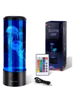 Jellyfish Lava Aquarium Lamp With Colour Changing LED Light