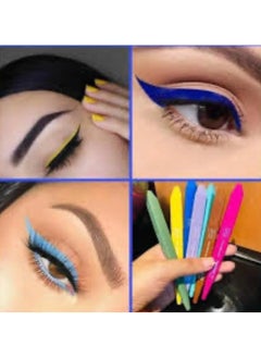 Kiss Beauty Matte Yellow Eyeliner  - Image 2