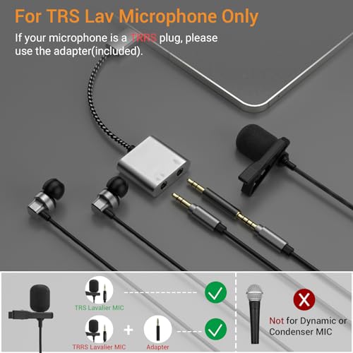 Cubilux USB C to TRS Microphone Headphone Splitter, Type C to 3.5mm Audio MIC Adapter Compatible with Google Pixel 8/7/6 Pro, Pixel 7a/6a, Pixel Fold, Pixel Tablet, Samsung S24/S23/S22/S21 Ultra More - Image 3