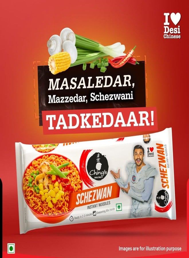 Ching's Ching’s Secret Schezwan Instant Noodles, Desi Chinese Noodles, Vegetarian, 240g - Image 3