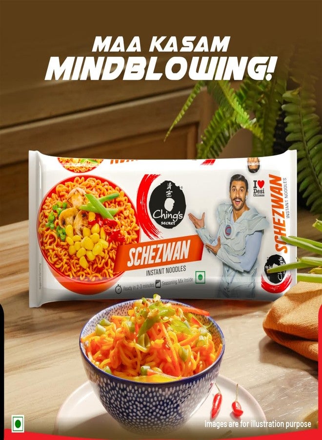 Ching's Ching’s Secret Schezwan Instant Noodles, Desi Chinese Noodles, Vegetarian, 240g - Image 4