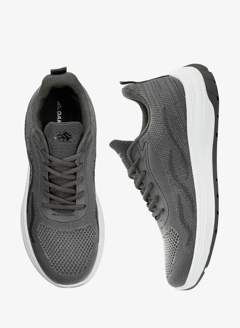 Oaklan by Shoexpress Grey Men Lace-Up Sports Shoes for Men | Best Price UAE