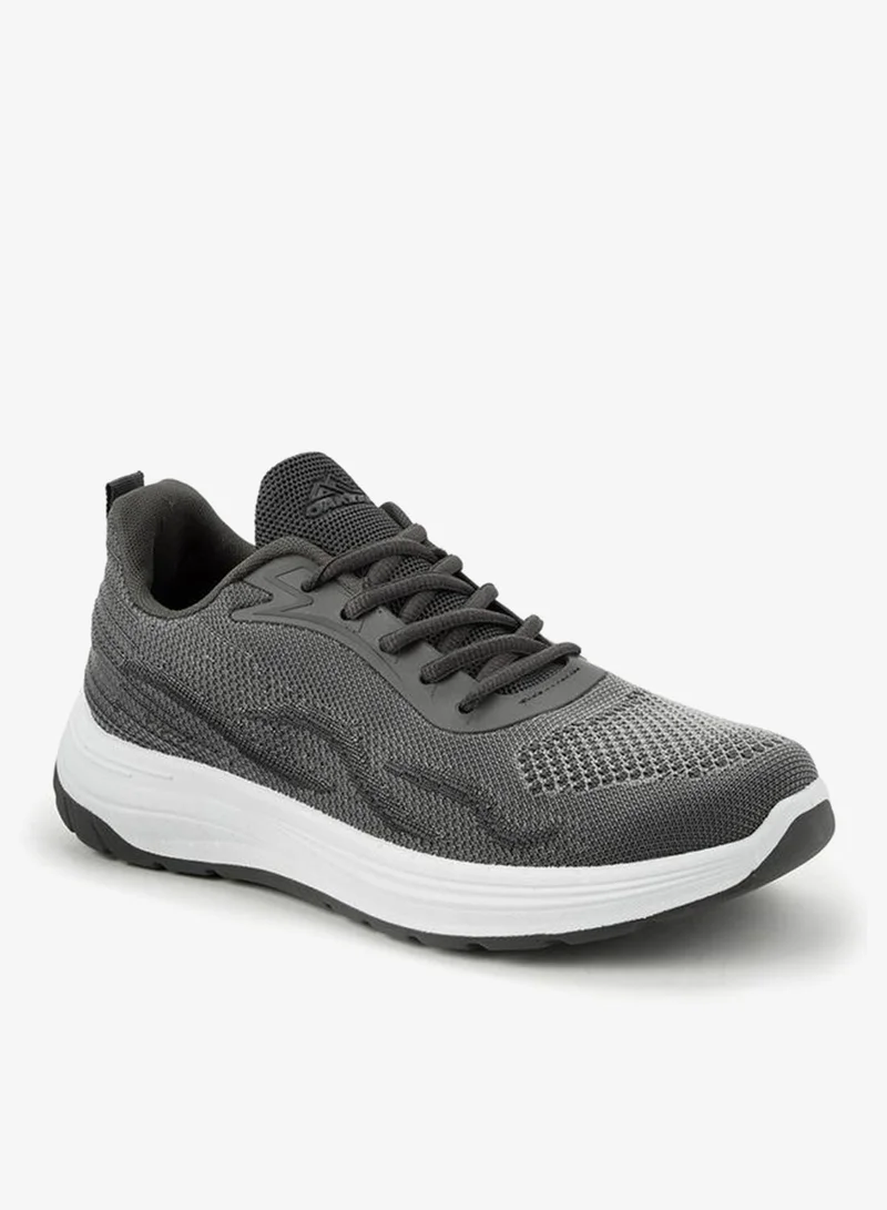 Oaklan by Shoexpress Grey Men Lace-Up Sports Shoes for Men | Best Price UAE