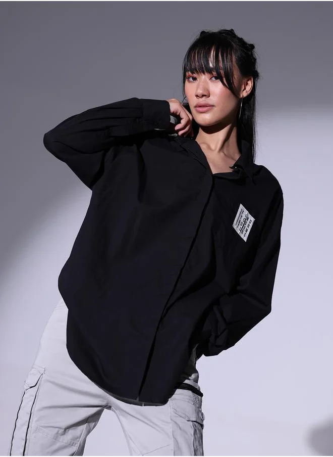 Hubberholme Black Shirt For Women