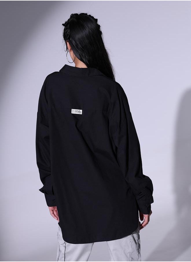 Hubberholme Black Shirt For Women  - Image 3
