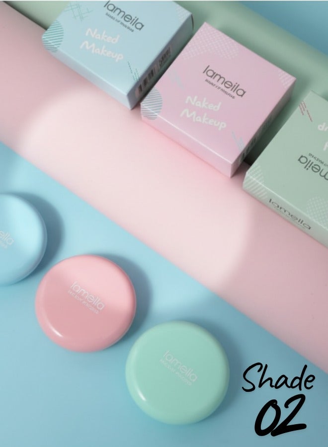 Times of Frozen Shade 02 Sense 95 g Waterproof Matte Finish Flawless Setting Powder Long Lasting Oil Control Pressed Powder Lightweight Minimizes Pores Fine Lines Face Cosmetic Natural Look Cruelty Free