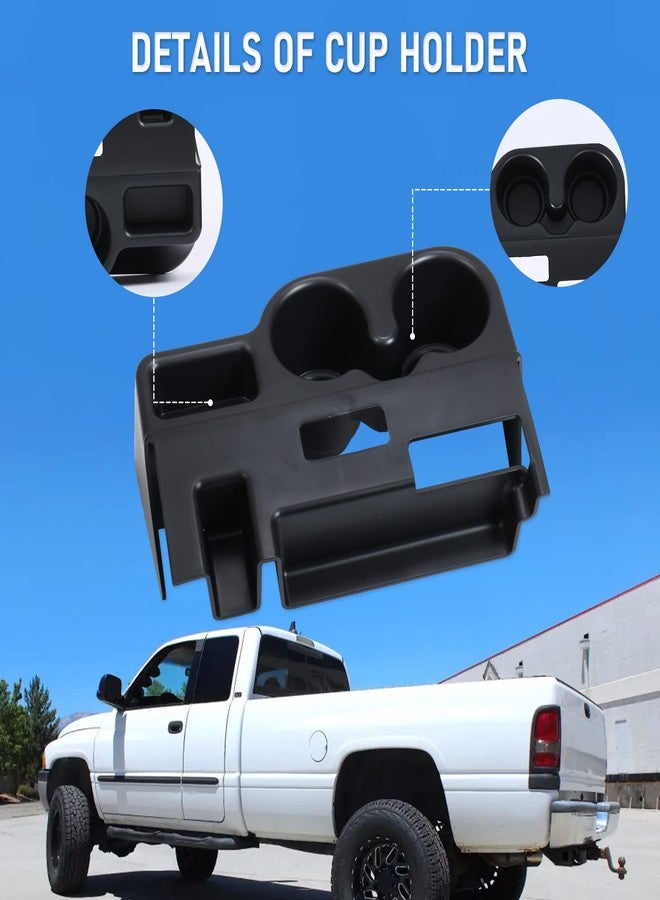 DICMIC Center Console Armrest Add-on Cup Holder for 1999-2001 Dodge Ram 1500 2500 3500 Replace# SS281AZAA - Image 5