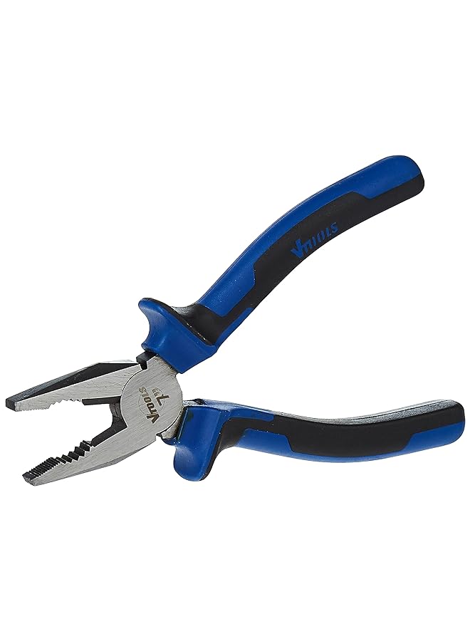 VTOOLS 7 Inch Combination Pliers Multifunction Pliers With Wire Cutting Crimping Wire Twisting Pulling And Nails Removing Con Steel And Black Polished Finish Pack 1 Vt2140 - Image 1