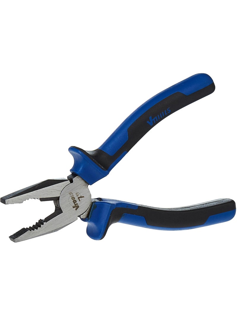 VTOOLS 7 Inch Combination Pliers Multifunction Pliers With Wire Cutting Crimping Wire Twisting Pulling And Nails Removing Con Steel And Black Polished Finish Pack 1 Vt2140 - Image 3