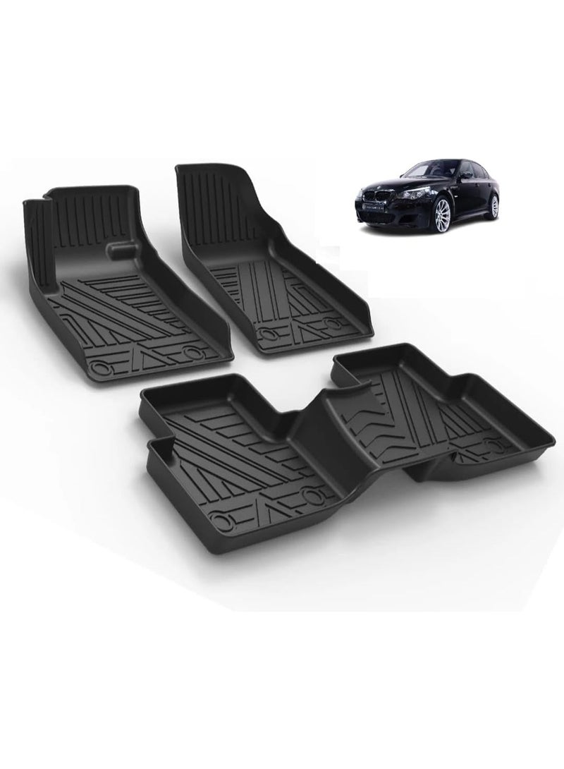 TPE Car Floor Mats – Custom Fit for BMW E60, Full Protection, Durable & Easy-to-Clean - Image 1