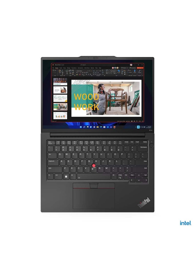 Lenovo Renewed ThinkPad E14 Laptop With 14-Inch Display, Core i7-1355U Processor/16GB RAM/512GB SSD/2GB Nvidia Geforce MX550 Graphics Card/Windows 11 Pro Graphite English Graphite Black - Image 4