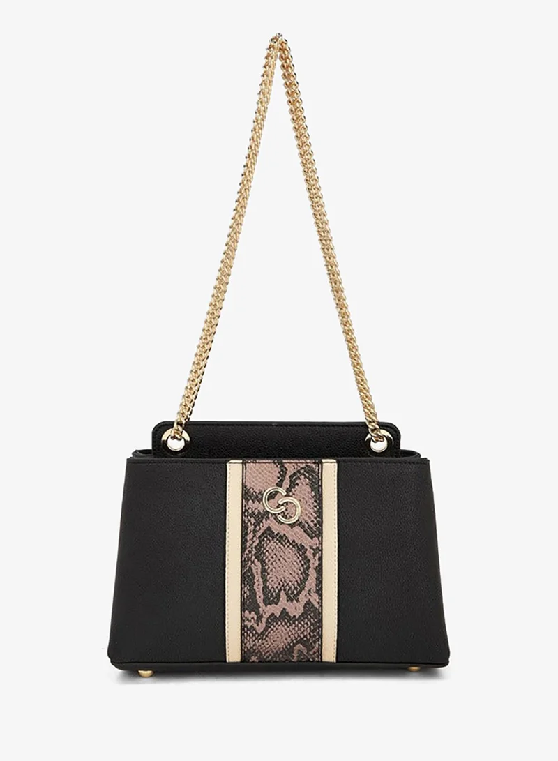 Celeste Printed Crossbody Bag With Chain Strap