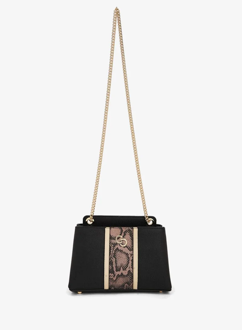 Celeste Printed Crossbody Bag With Chain Strap