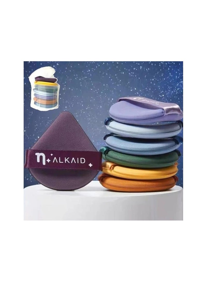 Mn Beauty Sponge Makeup Blender Set Multicolored Foundation Blending Sponges for Cream Powder and Liquid 7Pcs - Image 2