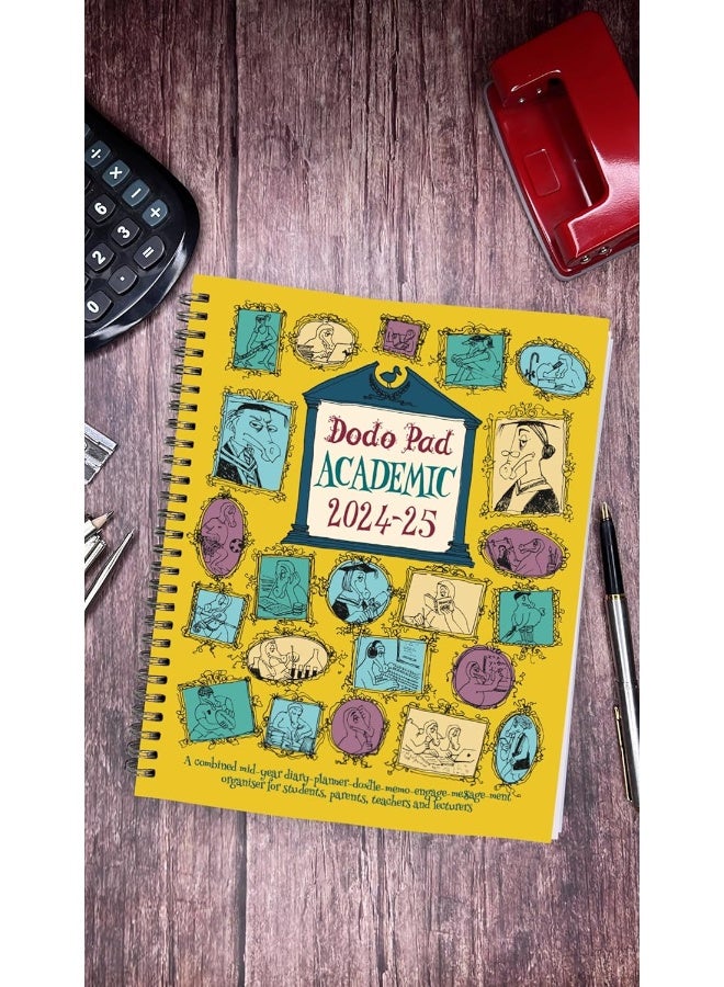 Dodo Pad Ltd The Academic 2024-2025 Mid Year Desk Diary, Academic Year, Week to View: A mid-year diary-doodle-memo-engagement-calendar-organiser-planner for students, parents, teachers & scholars - Image 2