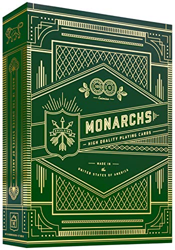 theory11 Monarch Playing Cards Green - Image 1