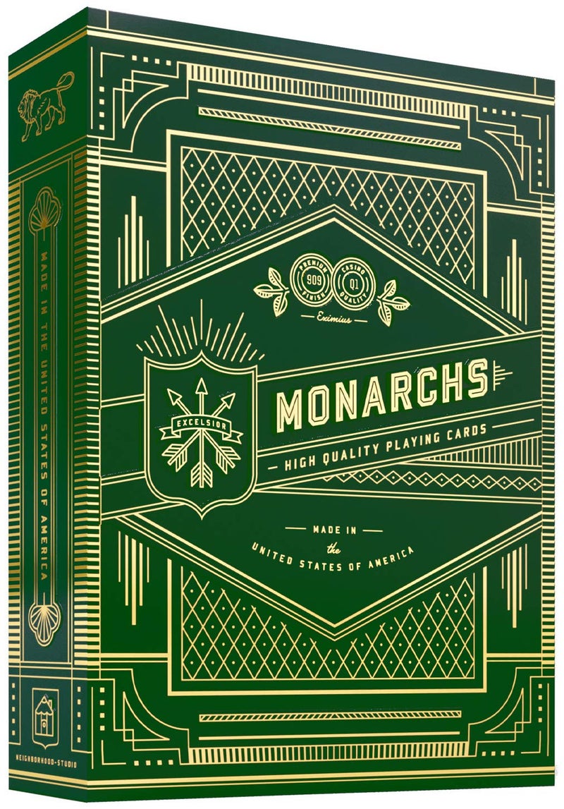 theory11 Monarch Playing Cards Green - Image 2