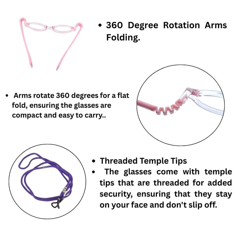 Redex Stylish Full Rim Rectangle Shape Flexible & Unbreakable Eyeglasses for Kids - Image 2