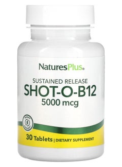 NaturesPlus Shot-O-B12 5000 mcg 30 Tablets 