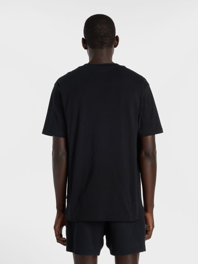 New Balance Black Graphic Print Relaxed Fit T-Shirt - Image 4
