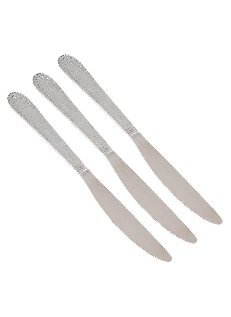 Stainless Steel Garnet Table Knife Pack 