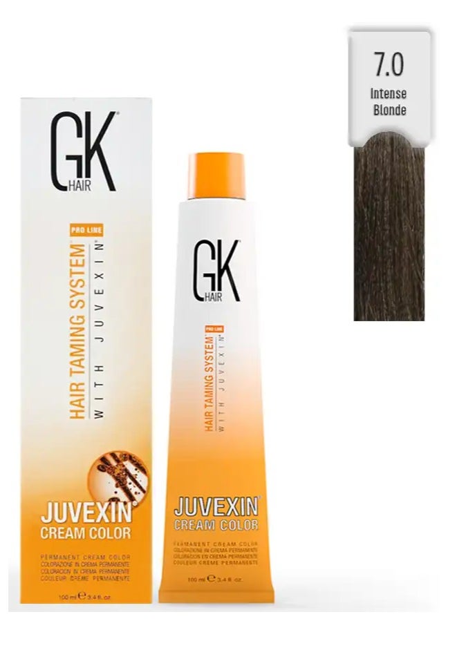 GK Hair - GK Hair Color Intense Blonde 7.0 - Image 1