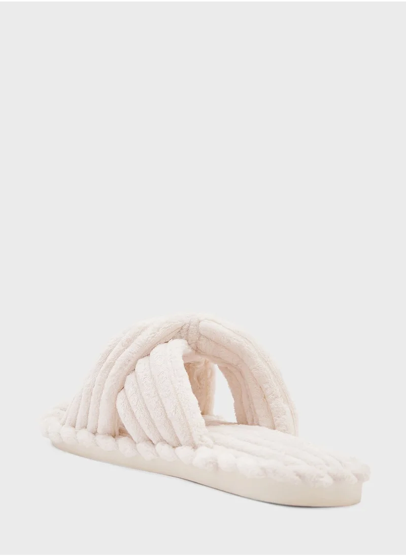 Ginger Bow Detail Bedroom  Slippers