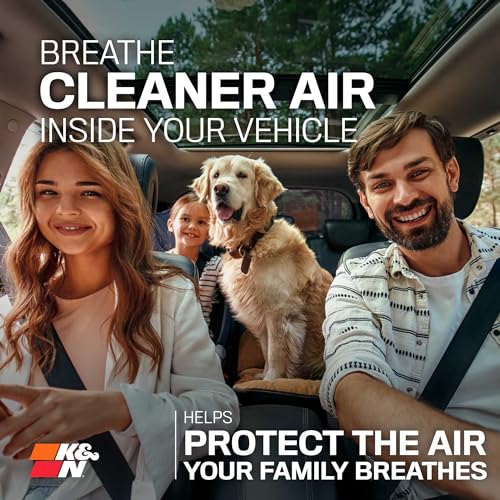 K+N K&N LIFETIME Cabin Air Filter: Premium, Washable, Clean Air for your Cabin: Compatible with 2014-2025 Alfa Romeo/Fiat/Jeep/Ram: Tonale, 500, Compass, Renegade, Rampage, VF1014 - Image 3