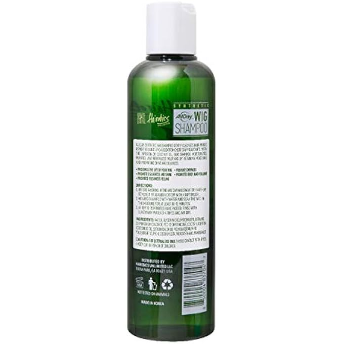 AllDay Locks SYNTHETIC WIG SHAMPOO | REVITALIZES AND REFRESHES | CLEANSES & EXTENDS LIFESPAN OF WIGS & HAIRPIECES | SOFT & FRESH FEELING, GRAPE SCENT | 8 OZ - Image 3