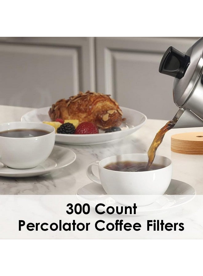MIMORE MIMORE Percolator Coffee Filters - 300PCS 3.75in Disc Coffee Filters for Percolator - Unbleached Disposable Percolator Filters (Disk Coffee Filters) - Image 3