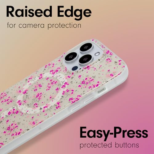 Sonix Case for iPhone 14 Pro Max | Compatible with MagSafe | 10ft Drop Tested | Cottage Floral Pink - Image 5