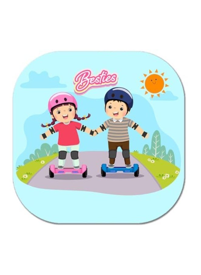 كرافت فاتيكا هدية راخي لأخي، طقم راخي مطلي بالفضة مكون من 2 رخيس للرجال من بهايا بوي الرجال، رخيس غانيشا لراكشاباندان مع طقم مغناطيس بطاقة التمنيات تيلاك  - Image 2