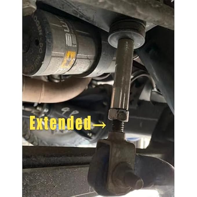JS SUPER WORK Front  Rear Adjustable Extended Sway Bar End Links Fit For Land Cruiser 100 SeriesStabilizer Link Kit Rear - Image 2