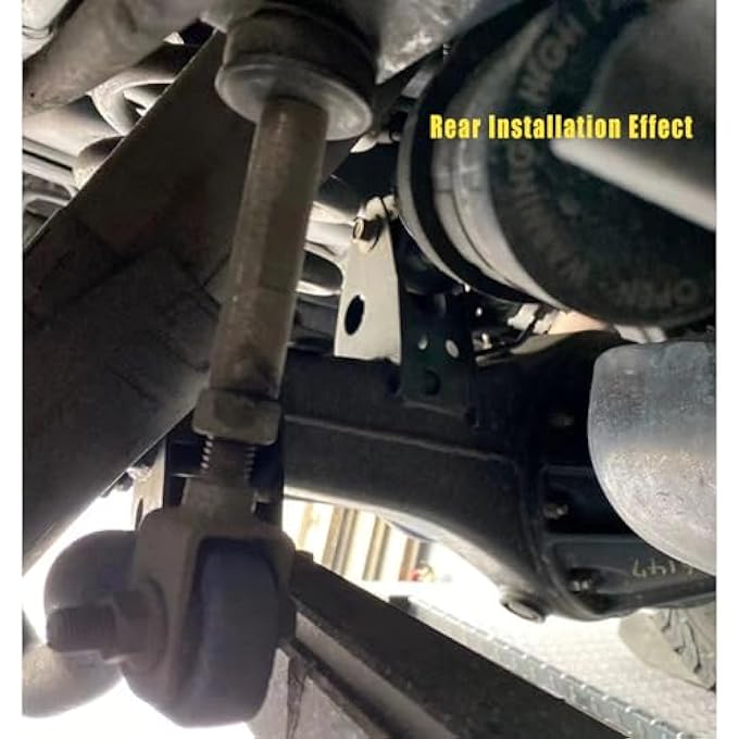 JS SUPER WORK Front  Rear Adjustable Extended Sway Bar End Links Fit For Land Cruiser 100 SeriesStabilizer Link Kit Rear - Image 4