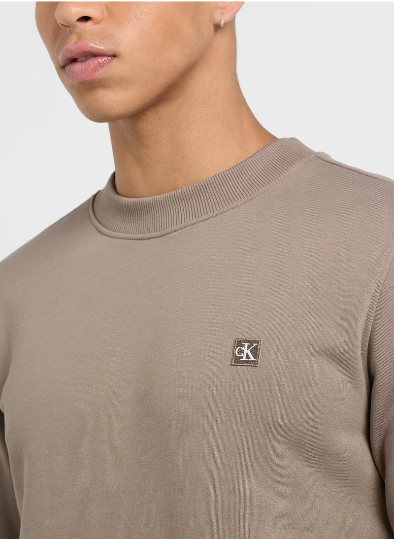 Calvin Klein Jeans Logo Crew Neck Sweatshirt